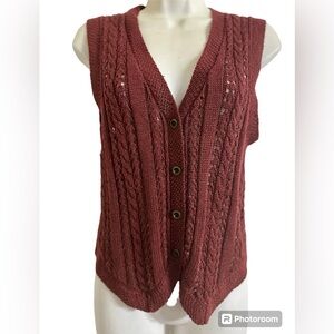 Vintage JH Collectibles Linen Vest